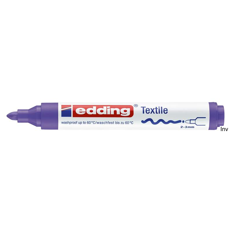 Edding Marker do tkanin fioletowy fluorescencyjny 3 mm Edding 4500/068/FF