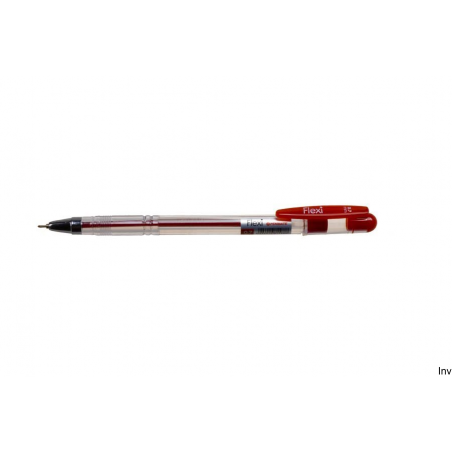 Długopis Penmate FLEXI czerwony 0,7 mm, wodoodporny tusz, wymienny wkład, długość pisania 1500 m