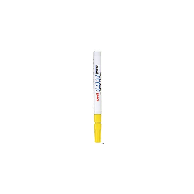 Marker olejowy UNI PX-21 żółty 0,8-1,2 mm do pisania na różnych powierzchniach