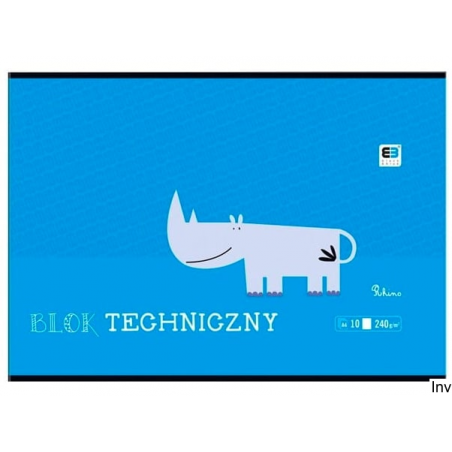 Blok techniczny A4 B&B KIDS 6906 Interdruk z kieszonkami i miejscem na długopis