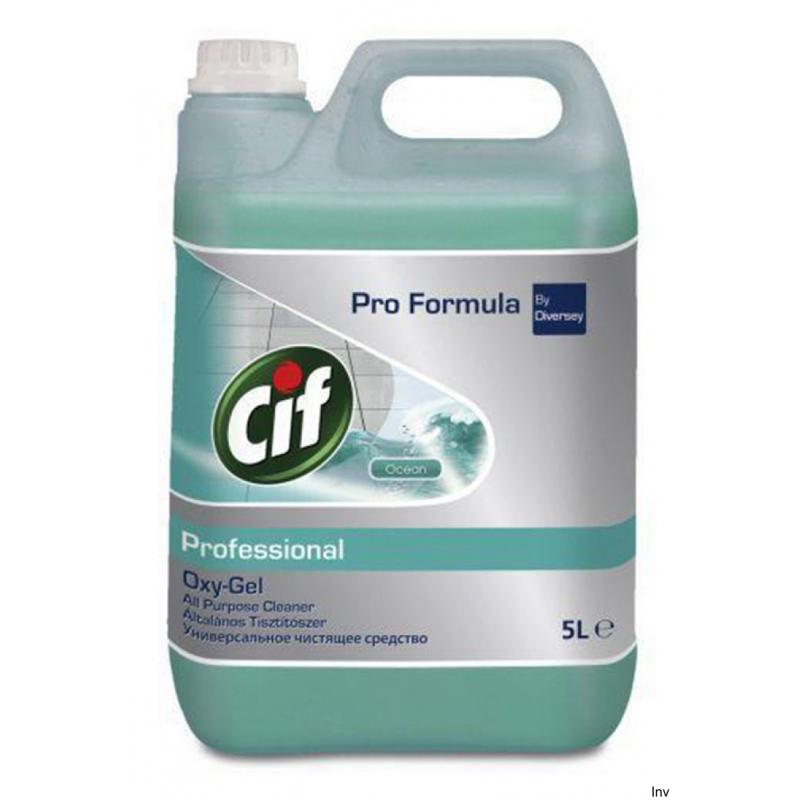 Cif Płyn do mycia podłóg 5l Oxy+Gel Ocean profesjonalny koncentrat do zmywalnych powierzchni