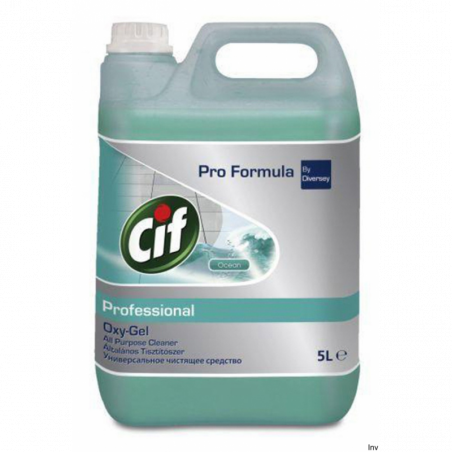 Cif Płyn do mycia podłóg 5l Oxy+Gel Ocean profesjonalny koncentrat do zmywalnych powierzchni