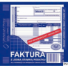 Faktura z jedną stawką podatku sprzedaży netto 2/3 A5 Michalczyk i Prokop, samokopiująca, 80 kartek