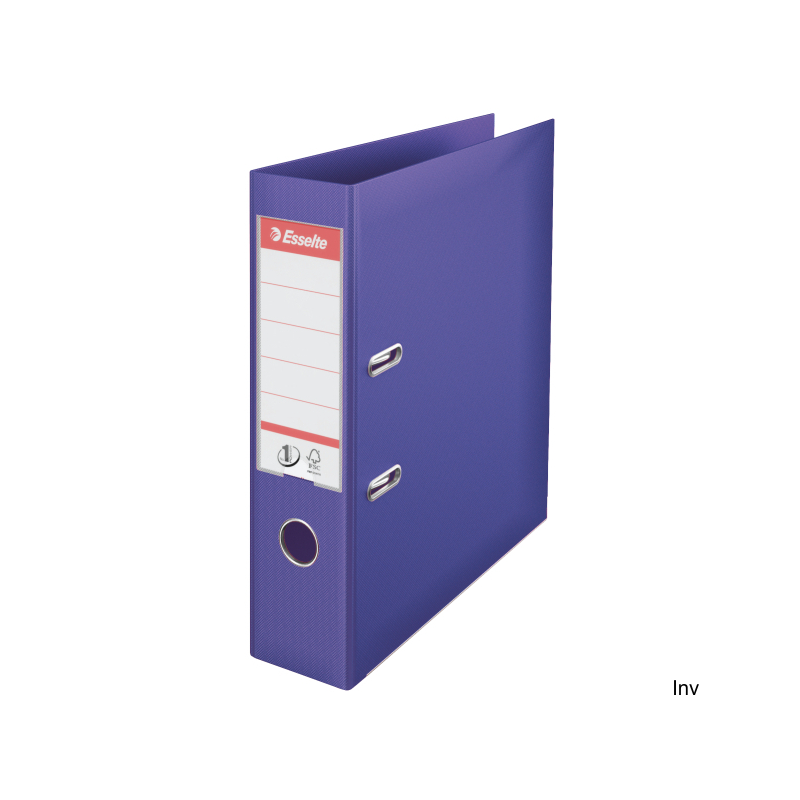 Segregator A4 75 mm fioletowy z mechanizmem No.1 Esselte
