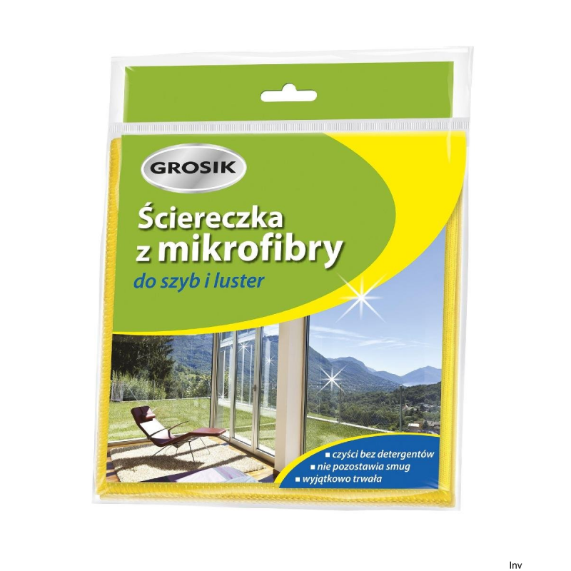 Ściereczka mikrofibra do szyb GROSIK (8269) okien - 1