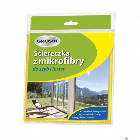 Ściereczka mikrofibra do szyb GROSIK (8269) okien - 1