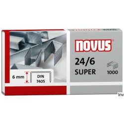 Zszywki 24/6 Novus 1000...