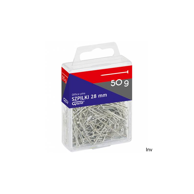 Szpilki 50g w plastikowym opakowaniu Grand 110-1638