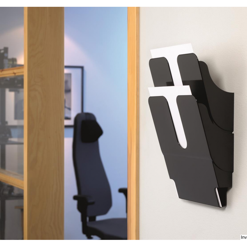 Pojemniki na dokumenty Durable Flexiplus A4 2 sztuki czarne