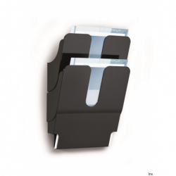 Pojemniki na dokumenty Durable Flexiplus A4 2 sztuki czarne
