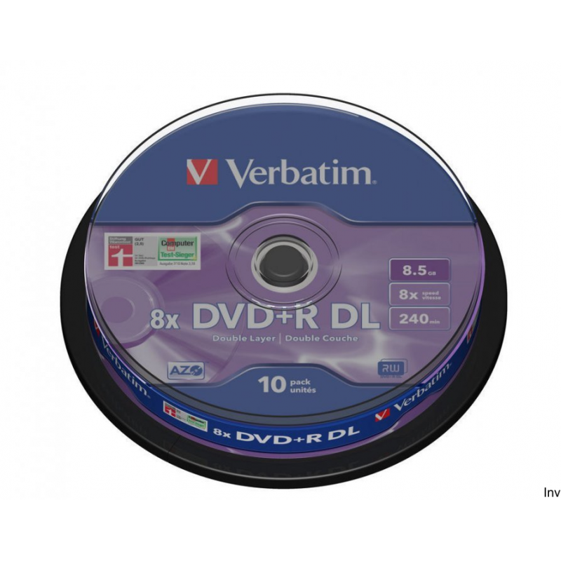 Płyta DVD+R Verbatim Double Layer 8.5GB 10 sztuk