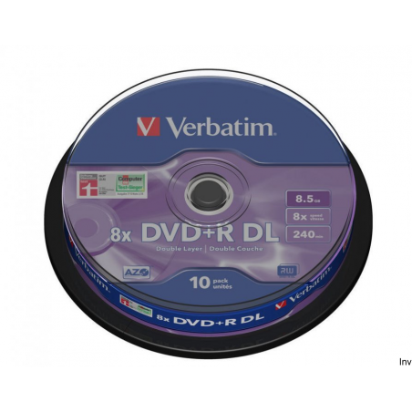 Płyta DVD+R Verbatim Double Layer 8.5GB 10 sztuk