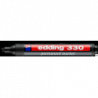 Edding Foliopis 330-1 czarny z końcówką ściętą, tusz niezmywalny, szerokość linii 1-5 mm, 1 sztuka