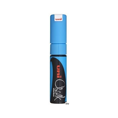 Marker kredowy UNI PWE-8K niebieski 8mm do tablic i szkła