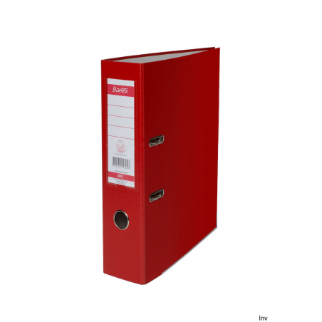 Segregator A4 50 mm czerwony Bantex 100551800 z mechanizmem, ekologiczny, wzmocnione krawędzie