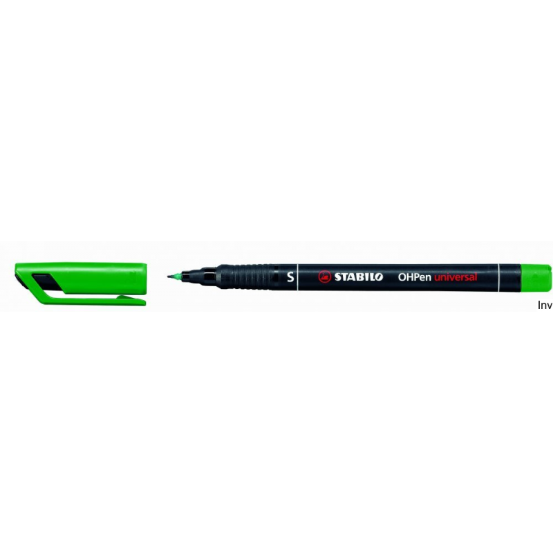 Foliopis Stabilo OHPen niezmywalny 0.4 mm zielony