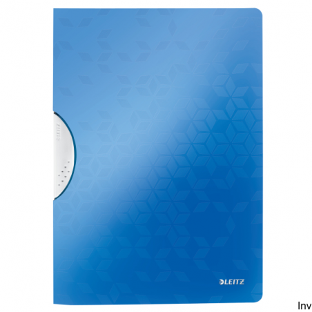 Skoroszyt z klipem Leitz WOW niebieski A4 40 kartek 80 gsm