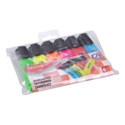 Zakreślacz fluorescencyjny OFFICE PRODUCTS, 2-5mm (linia), 6szt., mix kolorów