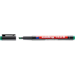 Edding Foliopis zielony 1-3 mm marker OHP ze ściętą końcówką do folii prezentacyjnych