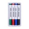 Zestaw 4 markerów z gąbką magnetyczną OFFICE PRODUCTS, do tablic suchościeralnych, mix kolorów