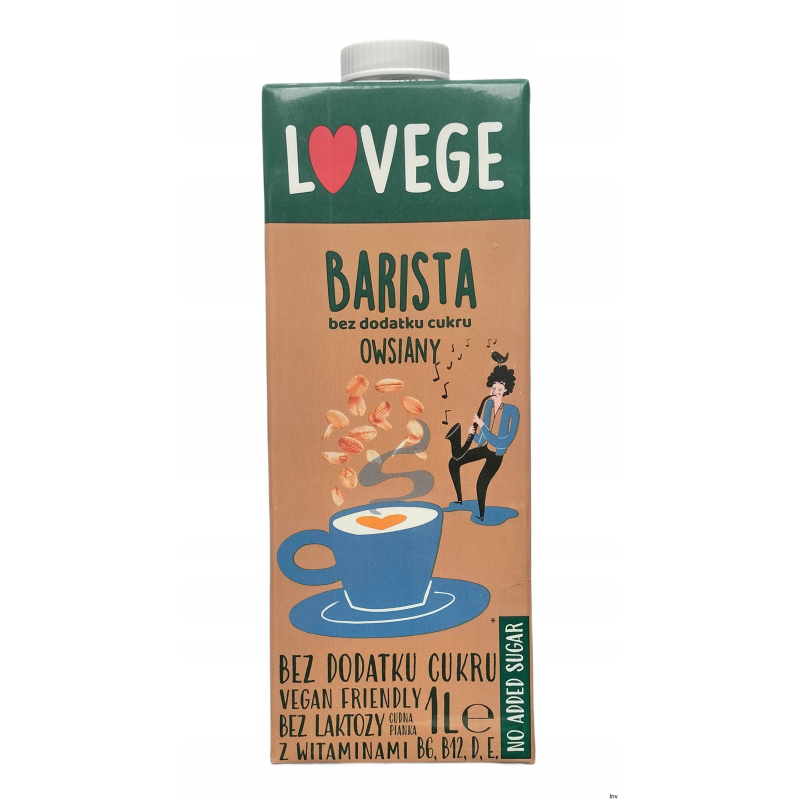 SANTE Napój roślinny owsiany 1L Lovege Barista organiczny