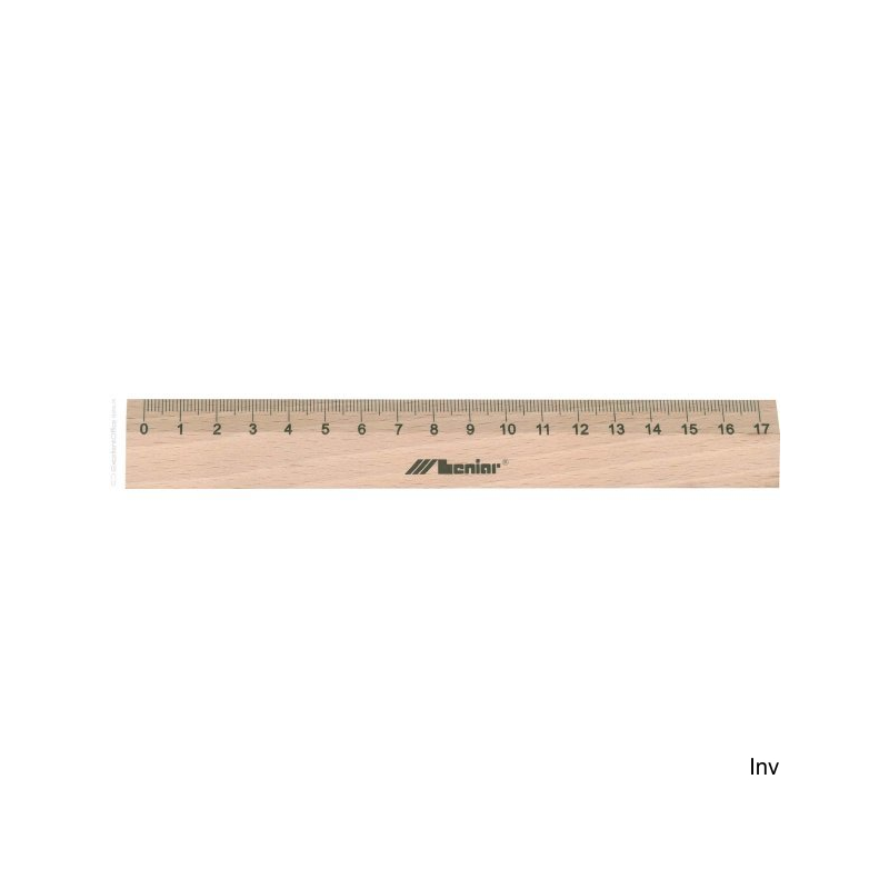 Linijka drewniana 17 cm Leniar 30060