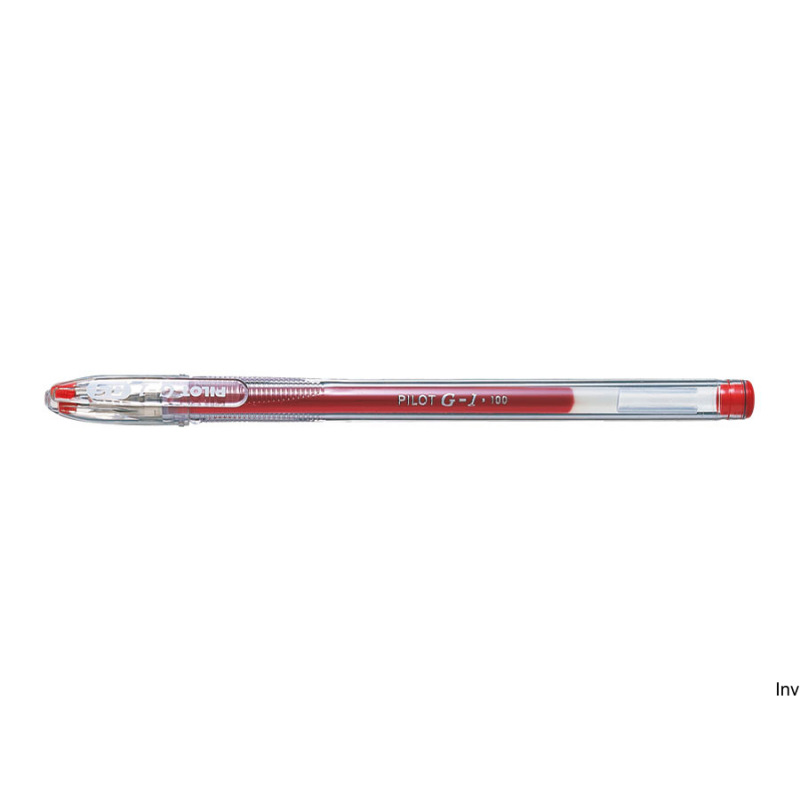 Pióro żelowe Pilot G1 czerwone, grubość linii 0,25 mm, wymienny wkład, ergonomiczny uchwyt