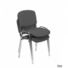Krzesło konf.ISO black C73 szaro-czarny NOWY STYL