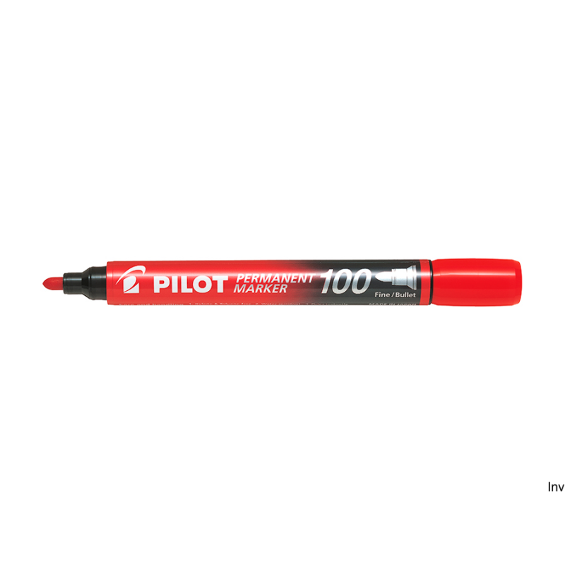 Marker permanentny czerwony Pilot SCA-100-R 1 mm