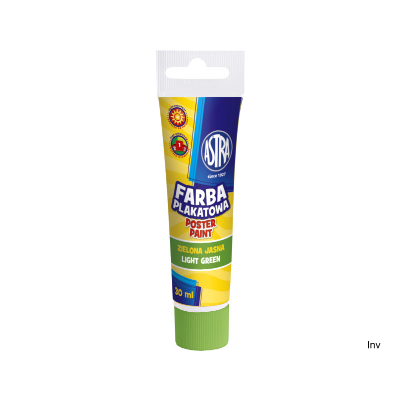 Farba plakatowa Astra 30 ml jasna zieleń