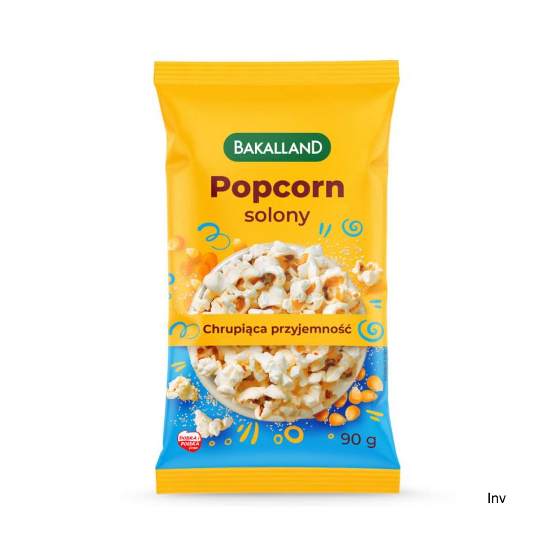 Popcorn solony 90g Bakalland