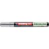 PAKIET Marker olejowy na bazie wody e-51 EDDING EcoLine, 1-2mm, srebrny