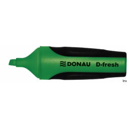 Zakreślacz zielony Donau 7358001PL-06, tusz wodny, grubość linii 1-5 mm, długość pisania 200 m