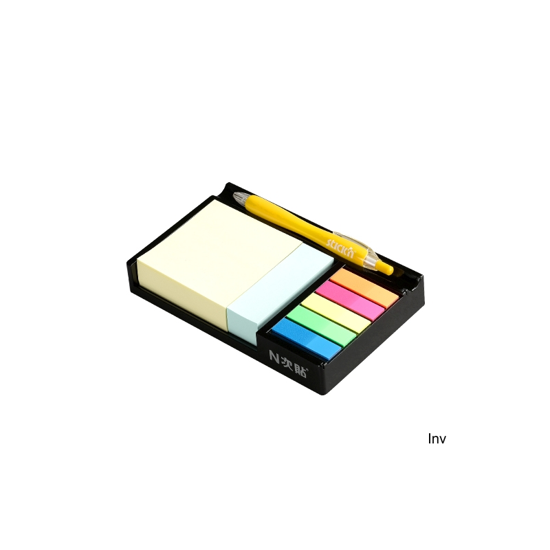 StickN Przybornik z notesami i zakładkami, mix kolorów, 400 karteczek, 380 zakładek, 76x76mm, 76x14mm