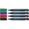 Zestaw markerów uniwersalnych SCHNEIDER Maxx 130, 1-3 mm, 4 szt., pudełko z zawieszką, mix kolorów