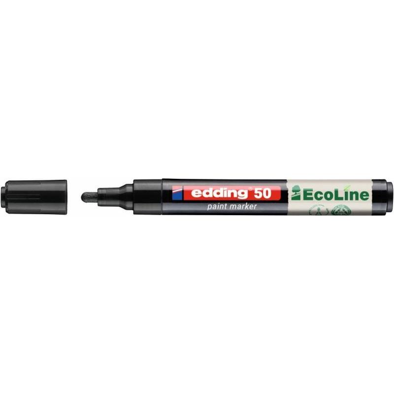 PAKIET Marker olejowy na bazie wody e-50 EDDING EcoLine, 2-3mm, czarny
