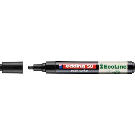 PAKIET Marker olejowy na bazie wody e-50 EDDING EcoLine, 2-3mm, czarny