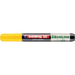 PAKIET Marker olejowy na bazie wody e-50 EDDING EcoLine, 2-3mm, żółty