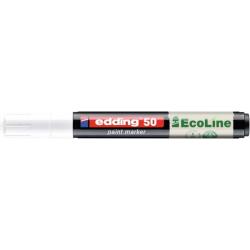 PAKIET Marker olejowy na bazie wody e-50 EDDING EcoLine, 2-3mm, biały