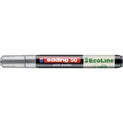 PAKIET Marker olejowy na bazie wody e-50 EDDING EcoLine, 2-3mm, srebrny