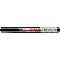 PAKIET Marker olejowy na bazie wody e-51 EDDING EcoLine, 1-2mm, czarny