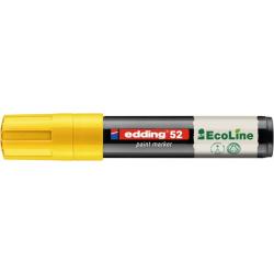 PAKIET Marker olejowy na bazie wody e-52 EDDING EcoLine, 4-15mm, żółty