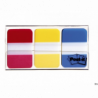Zakładki indeksujące Post-It 3M, 38x25mm, PP, 3x22 sztuki, mix kolorów, do archiwizacji