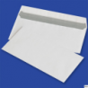 Koperty DL białe 80g samoklejące z paskiem 110 x 220 mm, opakowanie 1000 sztuk NC Koperty