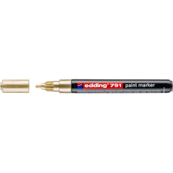 Edding 791 marker permanentny złoty