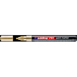 Edding 791 marker permanentny złoty