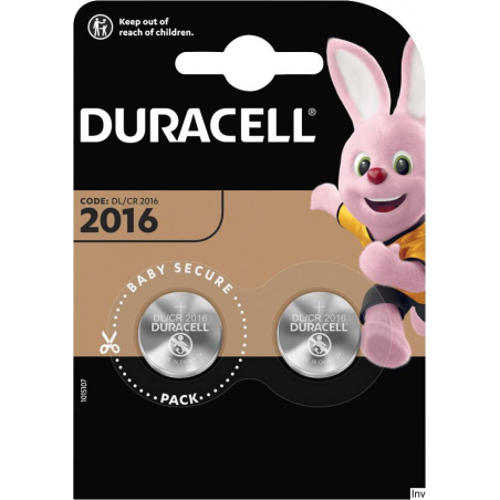 Bateria litowa DL 2016 B2 (2) DURACELL - 1