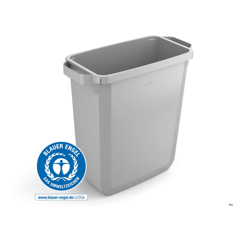 Kosz na śmieci Durable DURABIN ECO 60L prostokątny srebrny