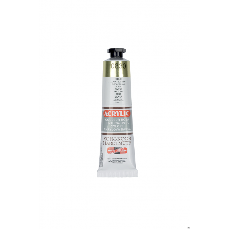 Farba akrylowa Koh-i-noor ACRYLIC 40ml złota 162725