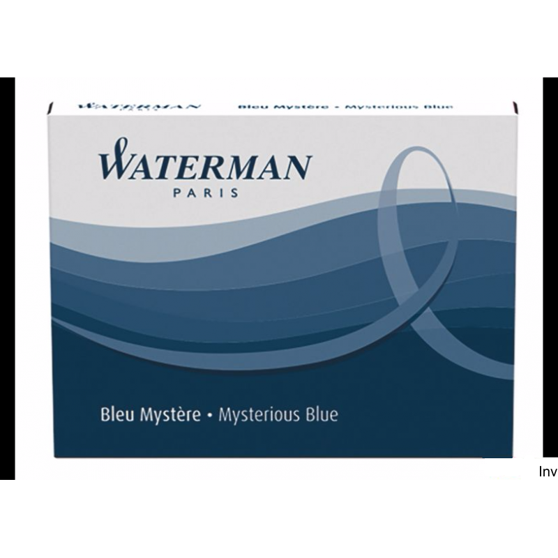 Naboje STANDARD Waterman 8 sztuk niebiesko-czarny (granatowy) S0110910